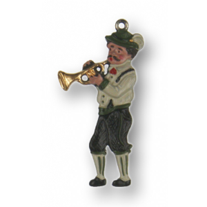Zinnfigur Musikant mit Trompete