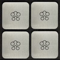 4er-Set Untersetzer "Optiker"