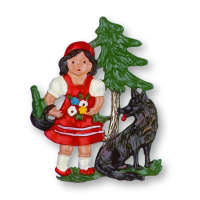 Zinnfigur Rotkäppchen