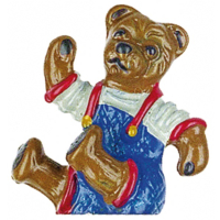 Zinnfigur Teddy (zum Stellen)