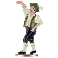 Zinnfigur Trachtler (zum Stellen)