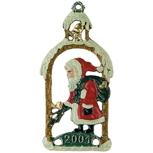 Weihnachtsmotiv 2001 - Zinnfigur Weihnachtsmann