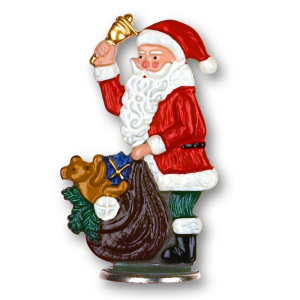 Zinnfigur Weihnachtsmann mit Sack (zum Stellen)
