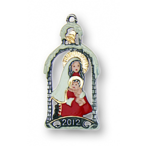 Weihnachtsmotiv 2012 - Zinnfigur Maria mit Kind