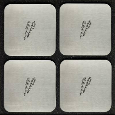 4er-Set Untersetzer Stifte