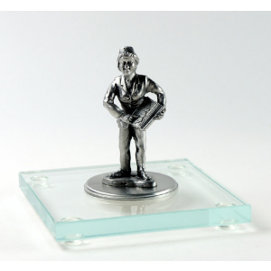 Miniatur Krankenschwester auf Glassockel