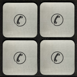4er-Set Untersetzer "Telekommunikation"