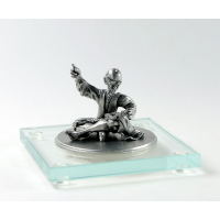 Miniatur Schneider auf Glassockel