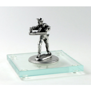 Miniatur Schreiner auf Glassockel