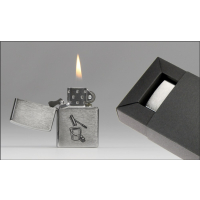 Zippo-Feuerzeug Motiv "Gebäudereiniger"