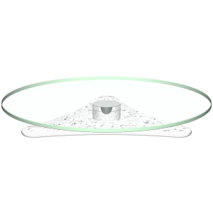 Glasdrehplatte, Ø 45 cm - SONDERPREIS - NUR...