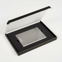 Wellkarton Farbe 02 schwarz - glatt