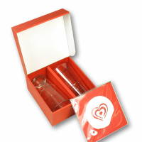 Wellkarton Farbe 03 rot - glatt