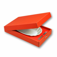 Wellkarton Farbe 03 rot - glatt