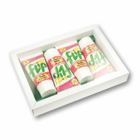 Schiebe-Geschenkverpackung mit Klarsichthülle 06 - 186 x 126 x 31 mm