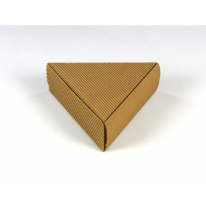 Klappdeckel-Verpackung 214 Triangel - 165 x 53 mm - Wellkarton