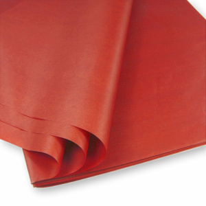 Seidenpapier 1 Pack (25 Bögen) in Farbe rot
