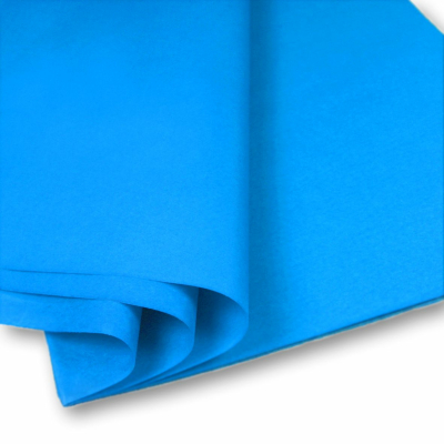 Seidenpapier 1 Pack (25 Bögen) in Farbe mittelblau