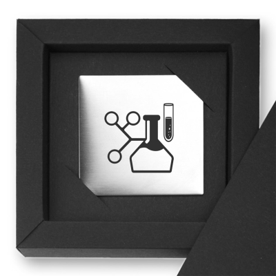 Edelstahl-Magnet Chemie