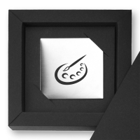 Edelstahl-Magnet "Kunstmaler"