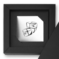 Edelstahl-Magnet "Pakete"