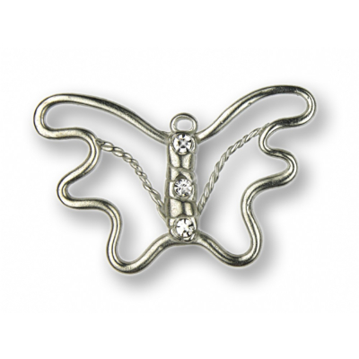 Anhänger -07- Crystal Collection mit 3 Steinen kristall