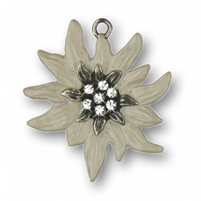 Anhänger Edelweiß Crystal Collection mit 7 Steinen kristall