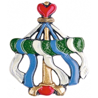 Zinn-Anstecker Maibaum