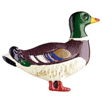 Zinn-Anstecker Stockente klein rechts