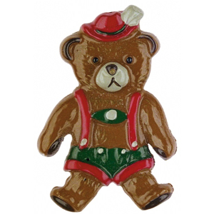 Zinn-Anstecker Teddybär