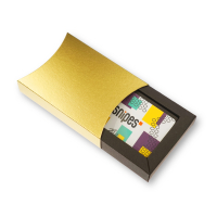 Schiebe-Geschenkverpackung 2-farbig für Kundenkarte, 86 x 56 x 20 mm
