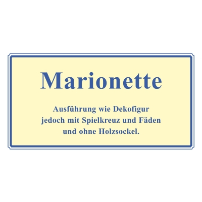 Marionette Gärtner