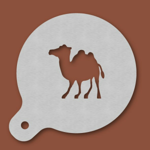 Cappuccino-Schablone Kamel