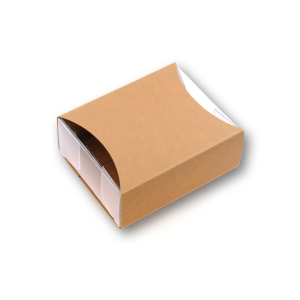 Klarsichtverpackung (80 x 65 x 30 mm) mit Schiebehülle Karton