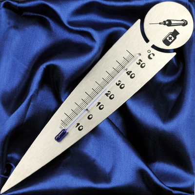Blumentopf-Thermometer Medizin