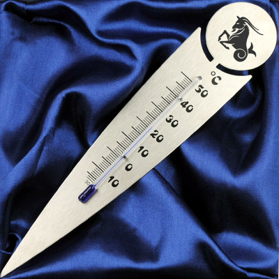 Blumentopf-Thermometer "Steinbock"
