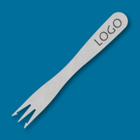 Pommesgabel/Käsespieß 03 aus Edelstahl inklusive Gravur