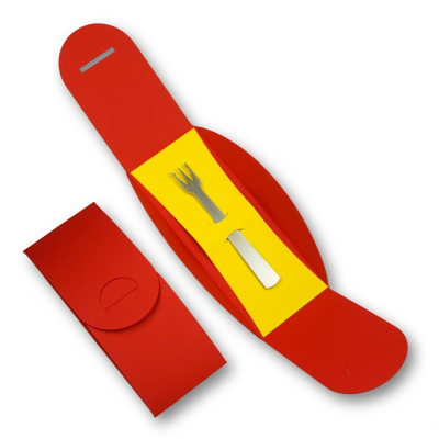 Pommesgabel/Käsespieß 04 aus Edelstahl inklusive Gravur