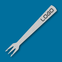 Pommesgabel/Käsespieß 04 aus Edelstahl inklusive Gravur