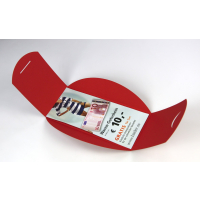 Schnäppchen: Falt-Geschenkverpackung 157 in Größe 01, 92 x 72 mm in Farbe ROT