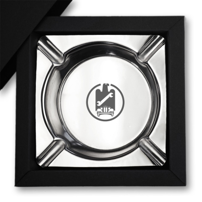 Edelstahl-Aschenbecher "Kfz-Mechaniker"