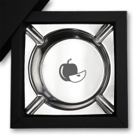 Edelstahl-Aschenbecher "Apfel"