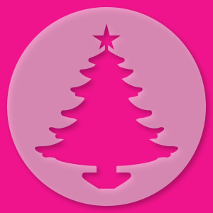 Kuchenschablone Weihnachtsbaum