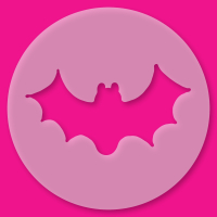 Kuchenschablone Fledermaus