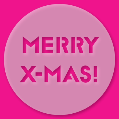 Kuchenschablone Merry-X-Mas!