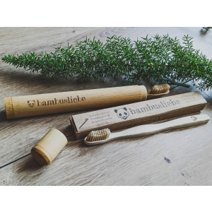 Bambus-Geschenkset "Zahnbürsten"