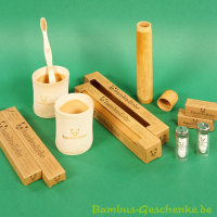 Bambus-Geschenkset "Zahnpflege"