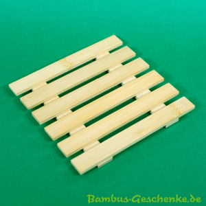 Bambus-Topfuntersetzer