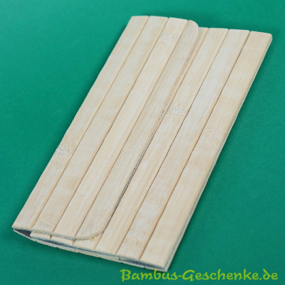 Bambus-Tablett hell fr Sofa-Armlehne, flexibel, ca. 44 x 24 cm, in G