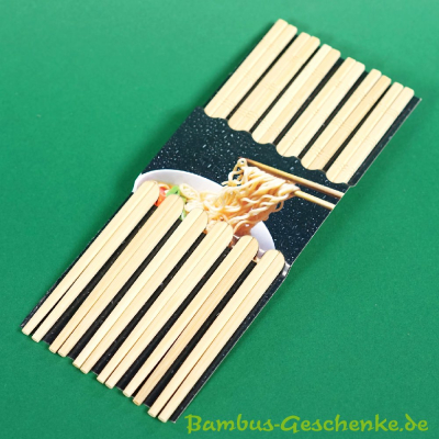 Bambus-Ess-Stäbchen hell 12er-Set